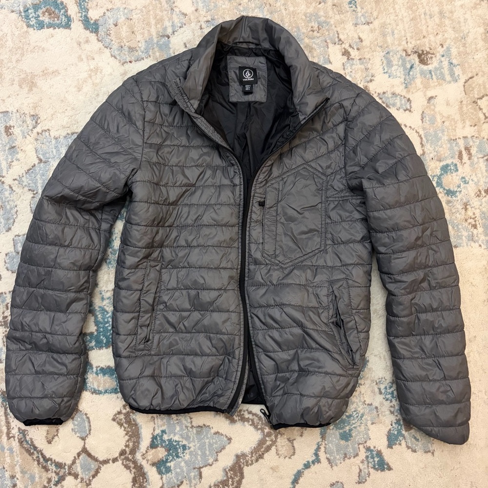 Volcom Puffer Jacket Gray - image 1